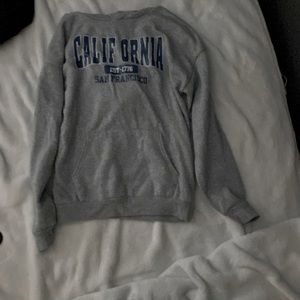 small grey California hoodie